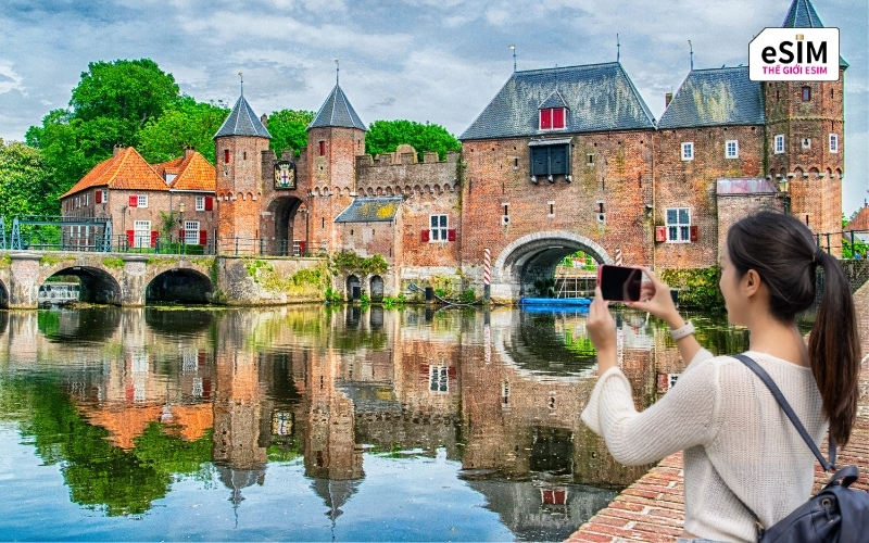 eSIM (EU 49) Hà Lan phù hợp cho du lịch, công tác và di chuyển nhiều quốc gia châu Âu.